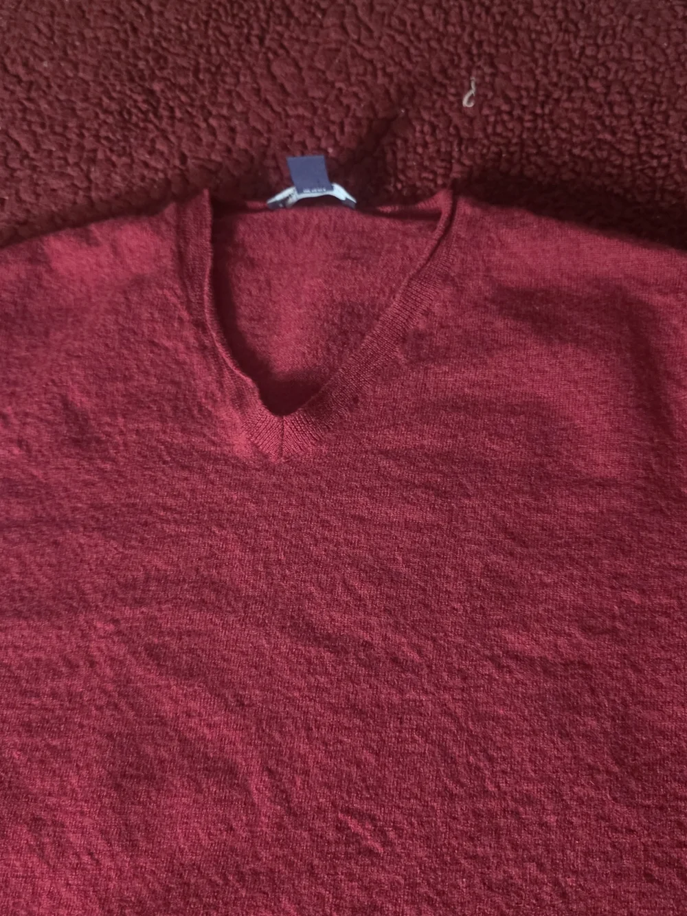 GAP Kid's Vibrant Red V-Neck Sweater, XL